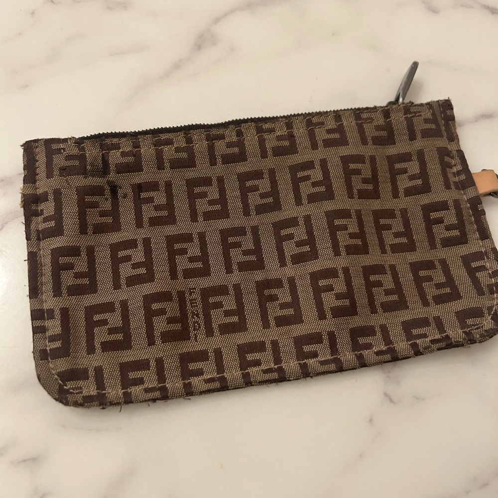 Fendi Brown Monogram Women's Pouch mini